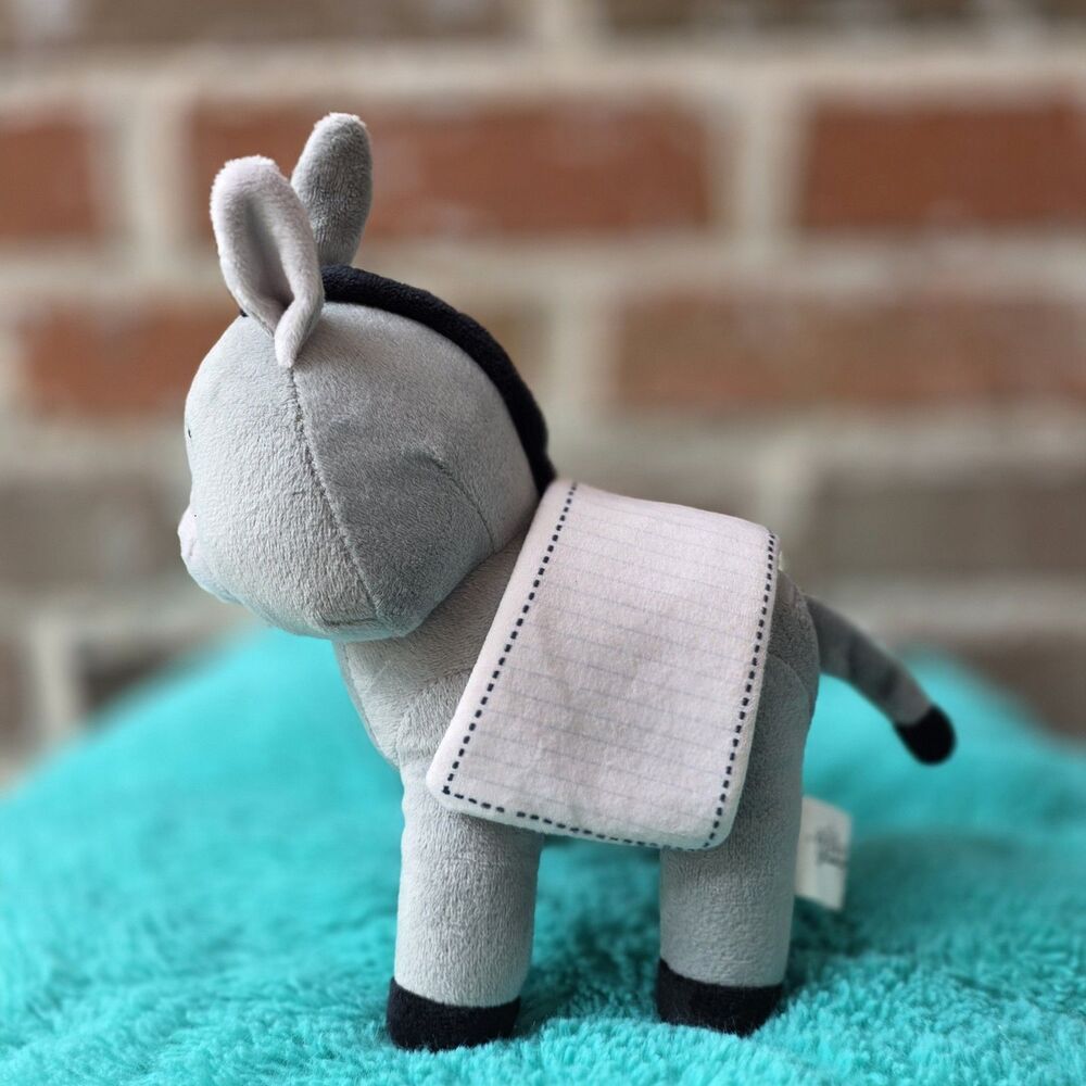 Jesus donkey soft stuffed Plush toy religious companion or guardian for children - Picture 2 of 6